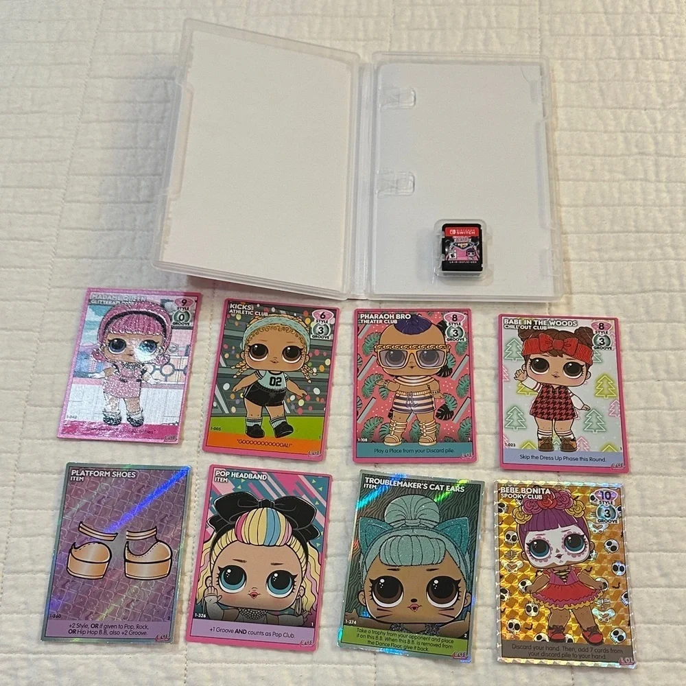 LOL Surprise Movie Night Nintendo Switch Game Trading cards